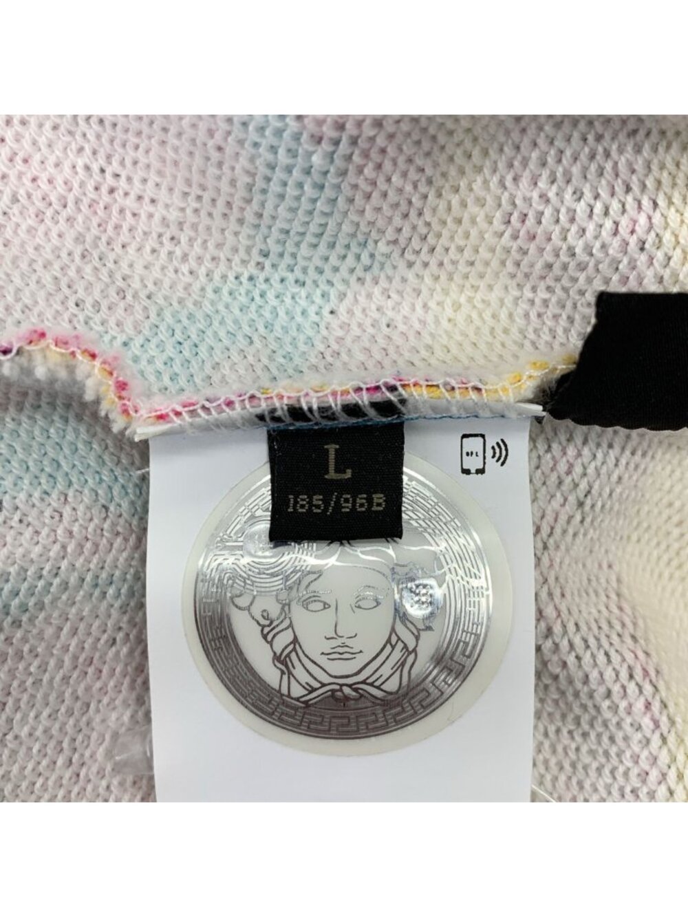 Versace Baroque Pullover Hoodie L Multicolor - Picture 8 of 8